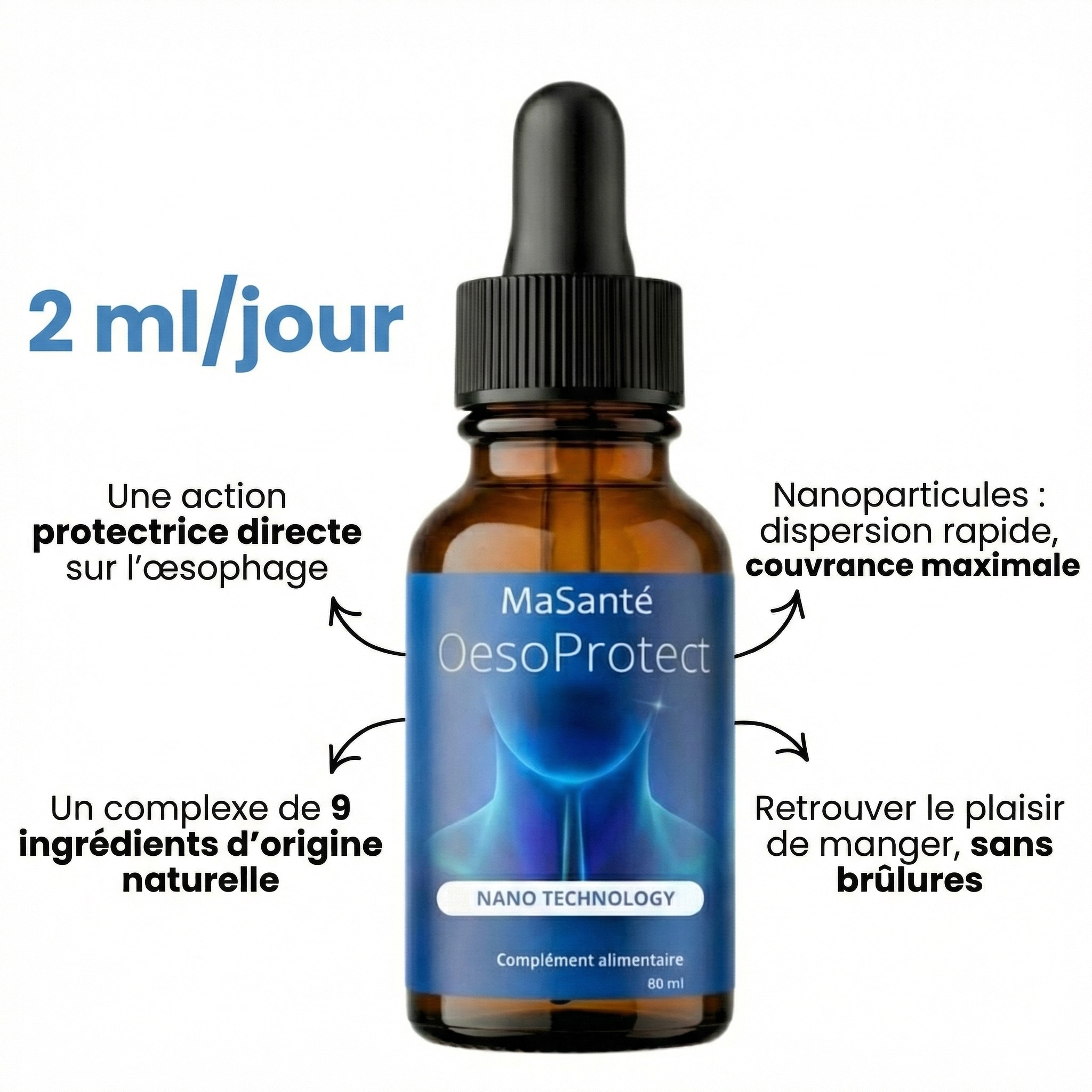 OesoProtect : les gouttes N°1 contre les inconforts digestifs